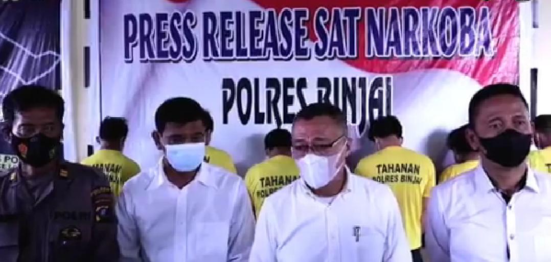 Polres Binjai Sikat Jaringan Narkotika Antar Provinsi 