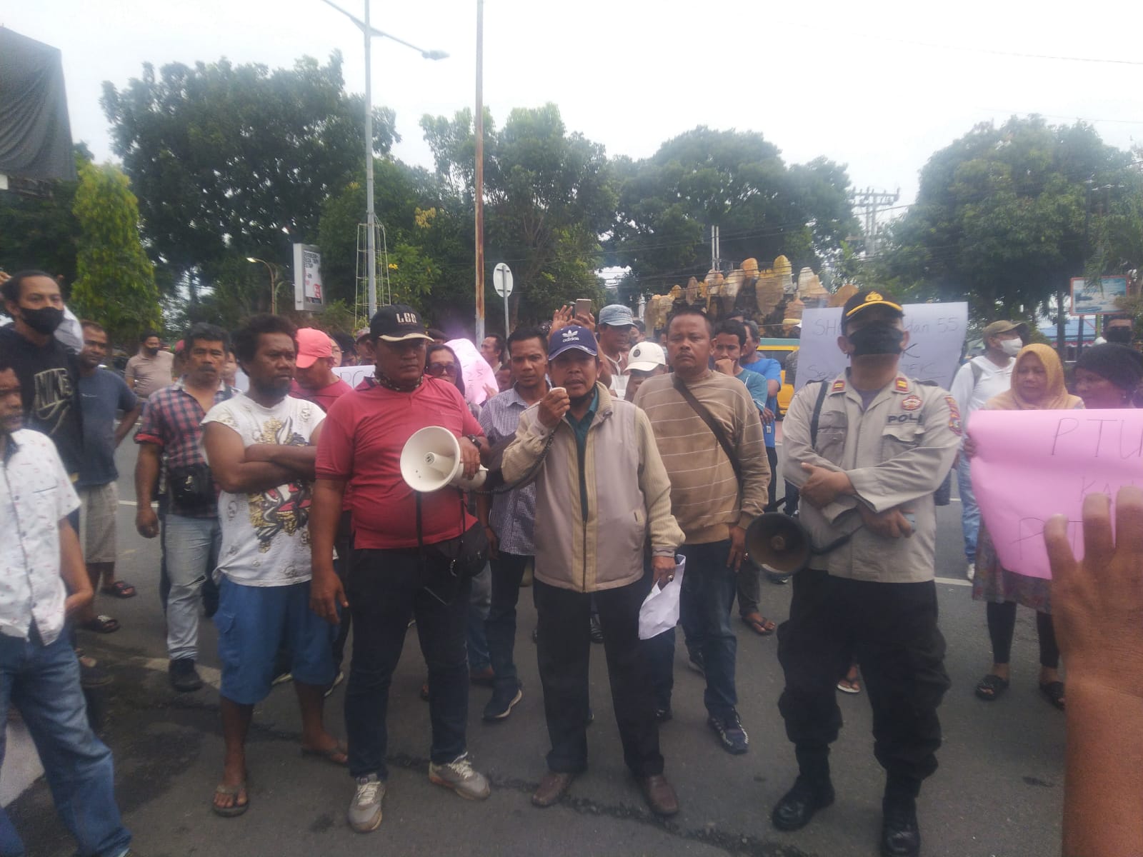 Kelompok  Tani Gelar Aksi Demo, Sekda Kota Binjai Bakal Surati PTPN II