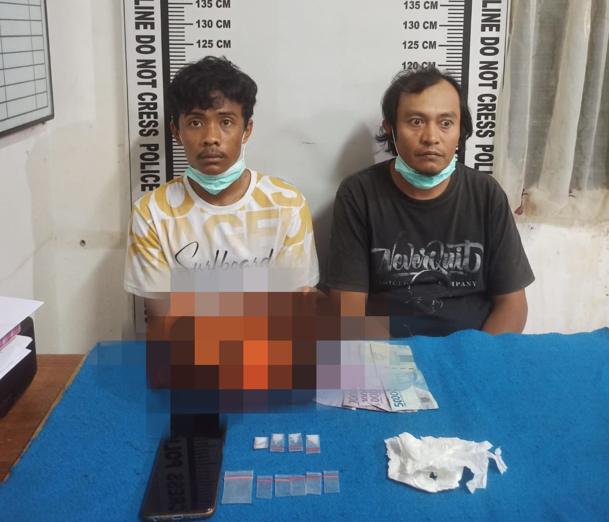 3 Pemain Narkoba Ditangkap, Dari Timbang Galung Ke Kampung Banjar