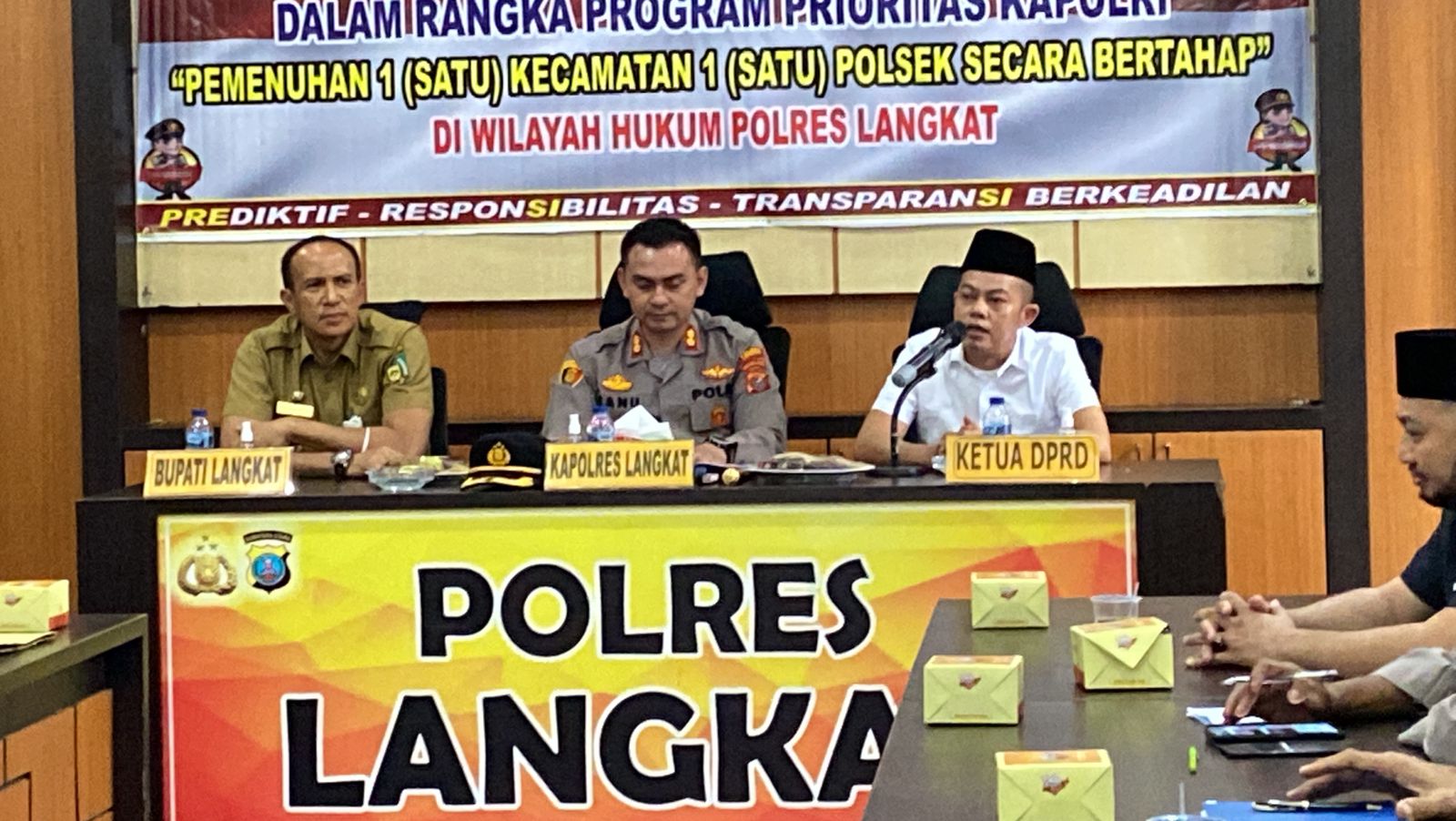 Rapat Koordinasi Rencana Pembentukan Polsubsektor Dalam Rangka Program Prioritas Kapolri
