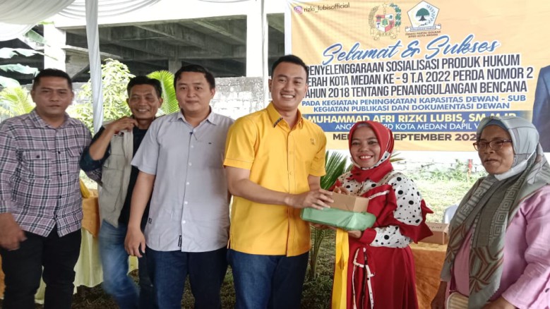 Sosperda No 2 Tahun 2018, M Afri Rizki Lubis Ingatkan Perilaku Dini Ansitipasi Bencana
