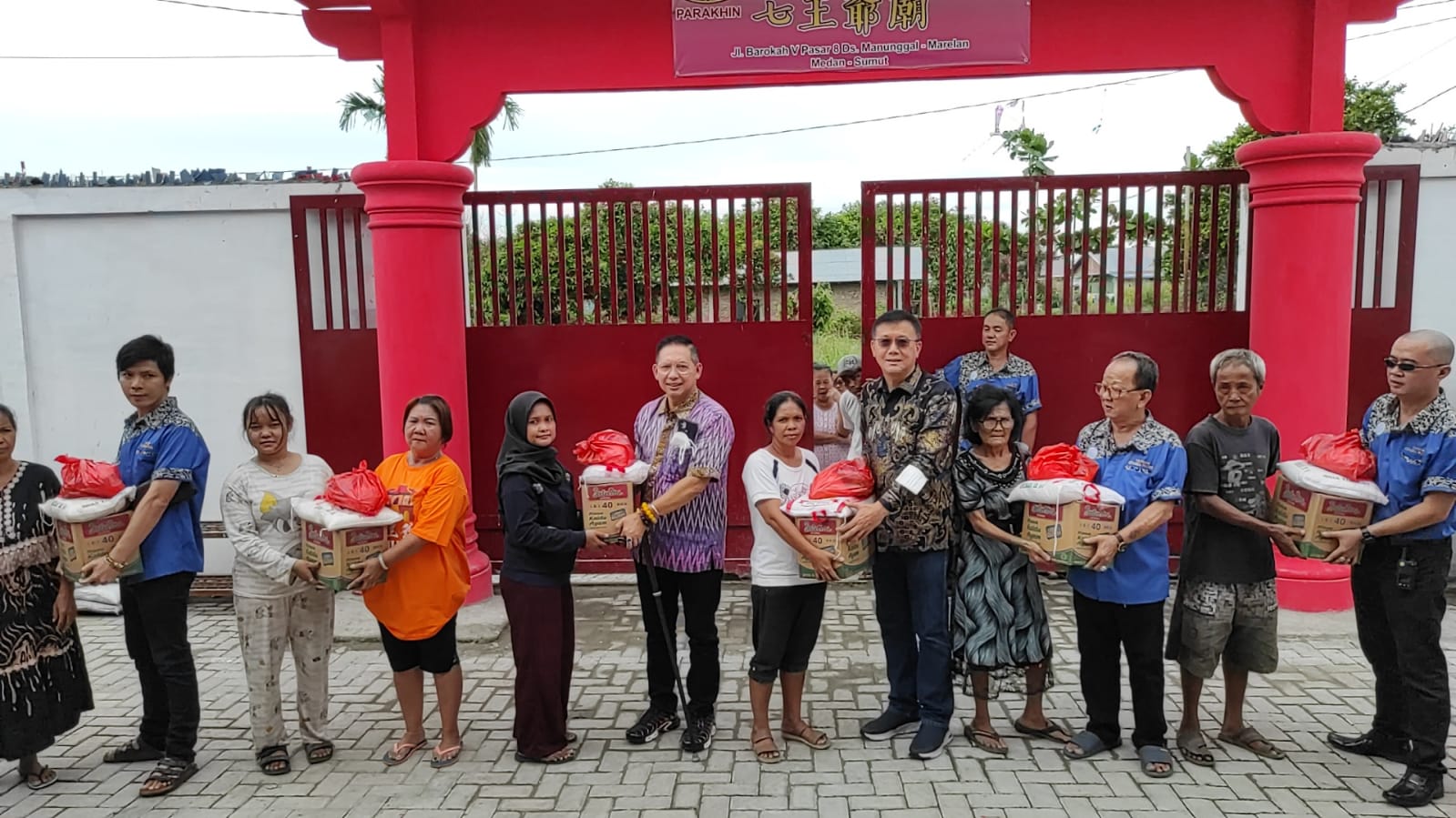 Ketua DPRD Medan Hasyim Bersama Sekretaris Komisi II DPRD Medan, Wong Hadiri HUT Konghucu Pertama di Klenteng Chit Ong Ya