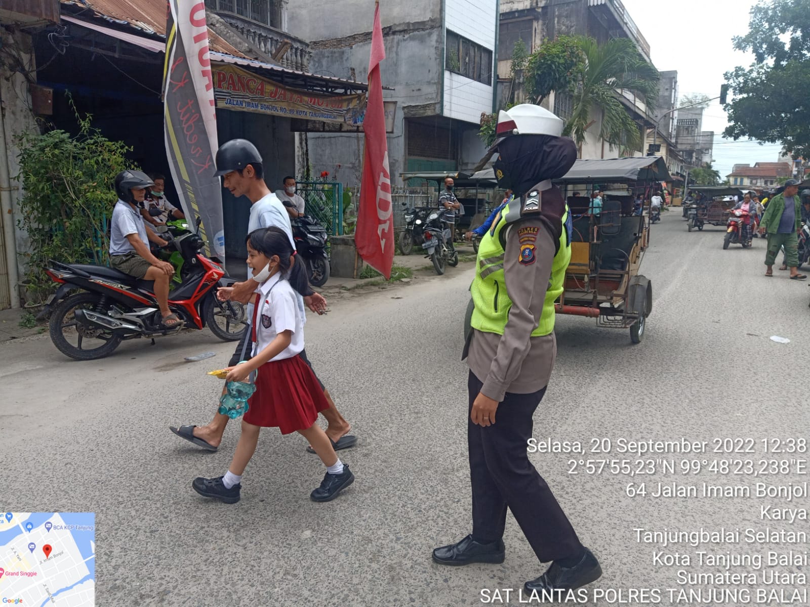 Antisipasi Kecelakaan Dan Kemacetan, Satlantas Polres Tanjungbalai Laksanakan Pengamanan Dan Pengaturan Lalin