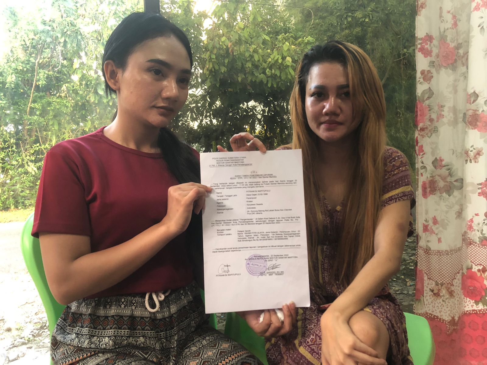 Tak Terima Dianiaya, 2 Wanita Cantik Ini Lapor Polisi