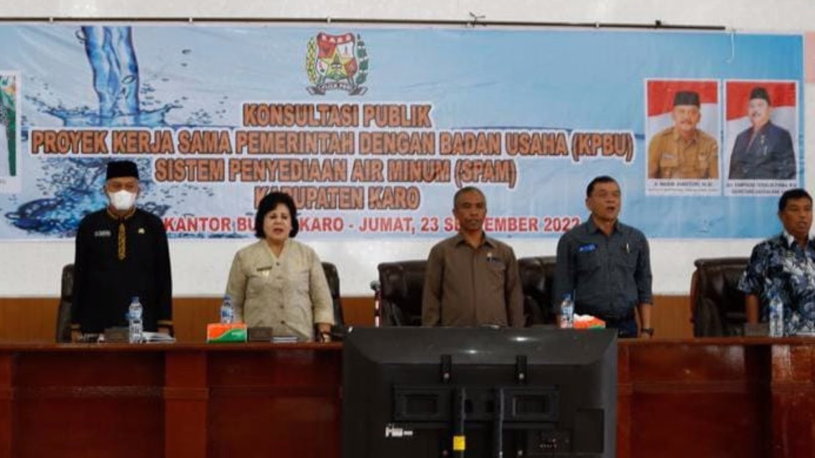 Bupati Tanah Karo Buka Konsultasi Publik Rencana Proyek KPBU Sistem Penyediaan Air Minum