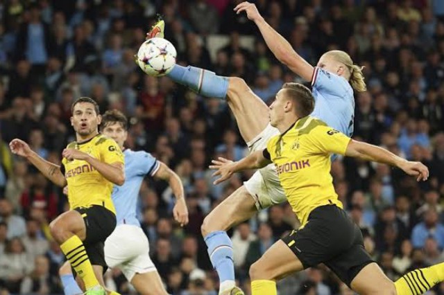 Gol Haaland ke Gawang Dortmund Menangkan City 2-1
