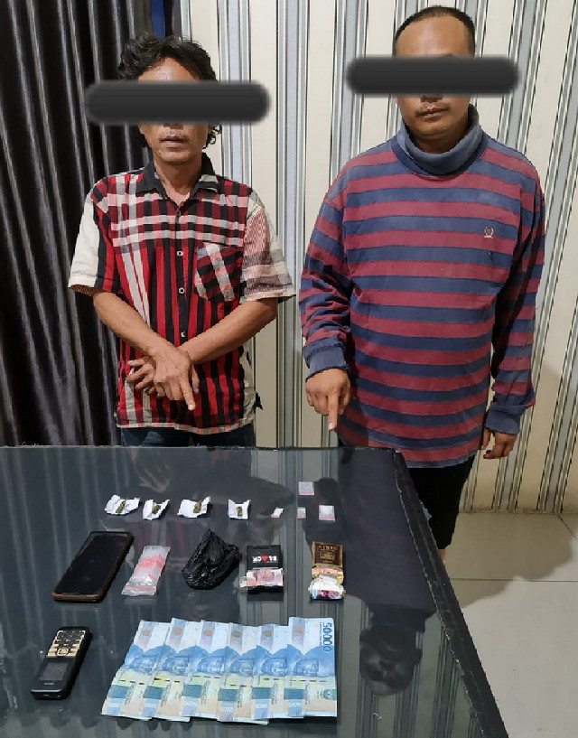 Satres Narkoba Polres Karo Tangkap Pengedar Narkoba jenis Sabu & Ganja
