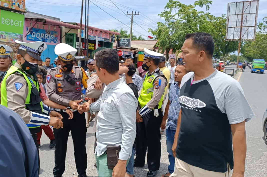 Sat Lantas Polres Tanjungbalai Amankan 3 Pengendara Kedapatan Bawa Sabu