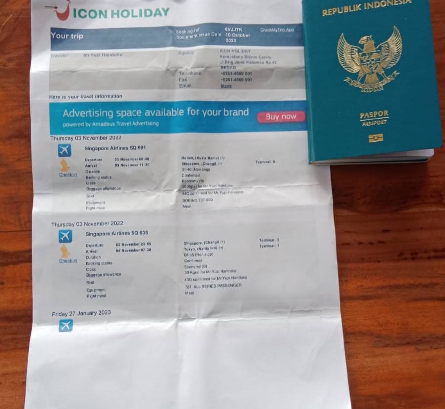 Konjen Jepang di Medan 2 Kali Tolak Pengajuan Visa Yuzi Handoko