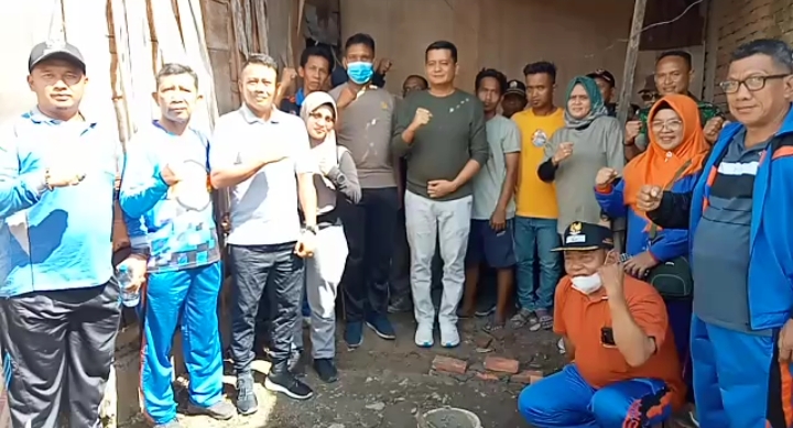Asosiasi Kepala Desa Se Kecamatan Sunggal Kembali Melaksanakan Bedah Rumah 