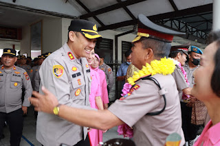 Kapolres Tanah Karo Pimpin Lepas Personil Purna Bakti Tahun 2022