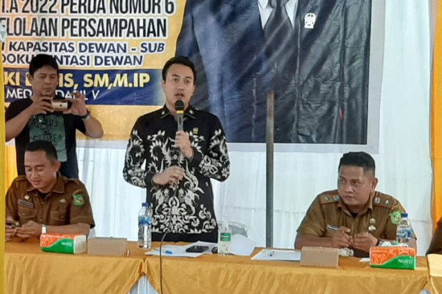 Sosper di Medan Johor, Afri Rizki Lubis Ajak Warga Tidak Membuang Sampah Sembarangan