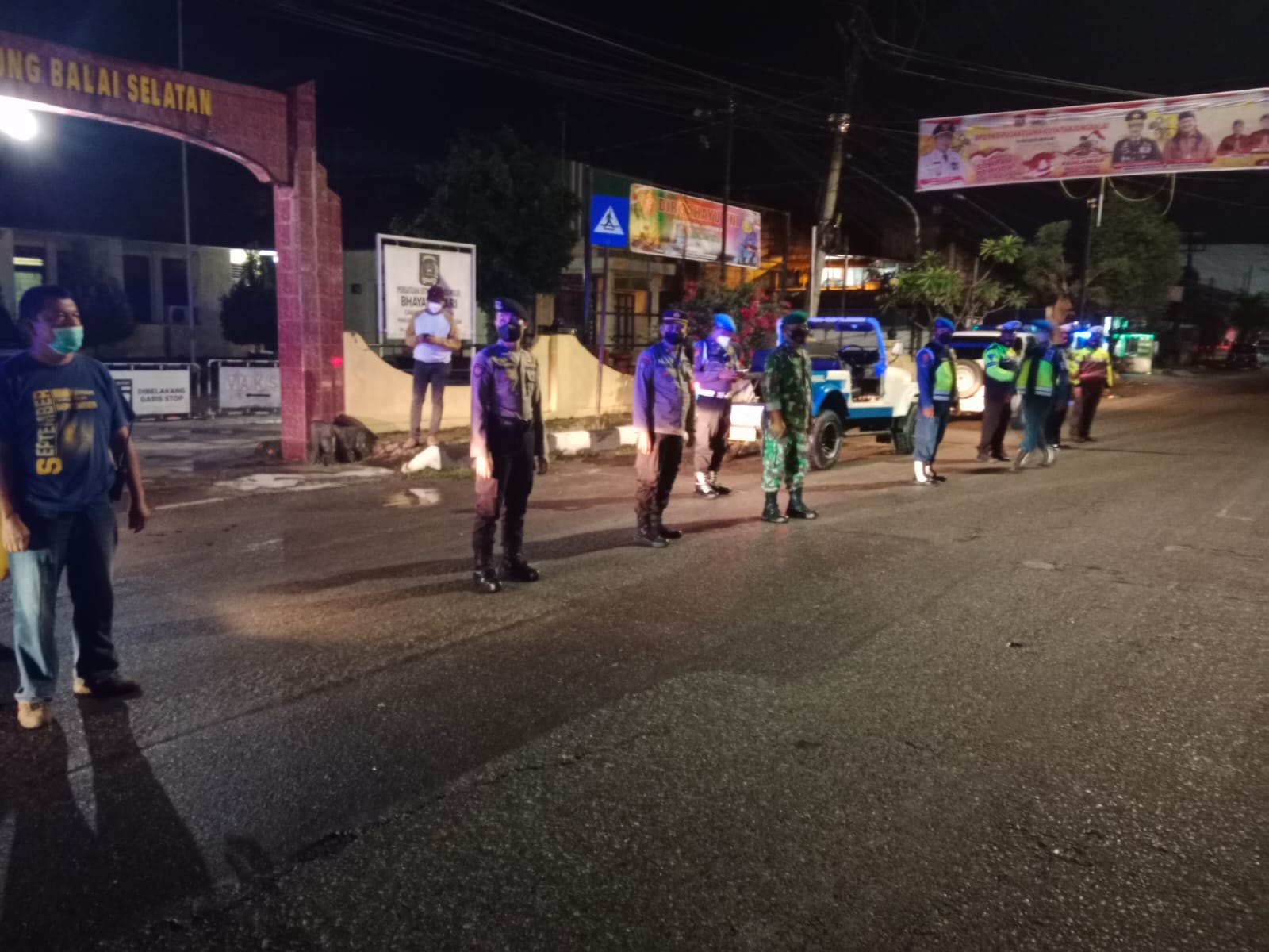 Tim Gabungan Polres Tanjung Balai Patroli Kamtibmas