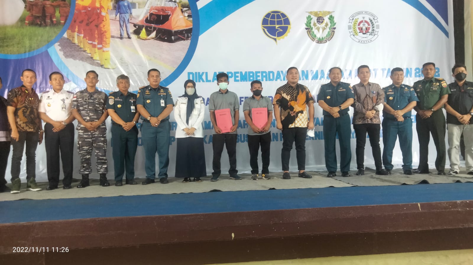 144 Nelayan Tradisional Mengikuti Diklat Pemberdayaan Masyarakat Tahun 2022  BST-KLM