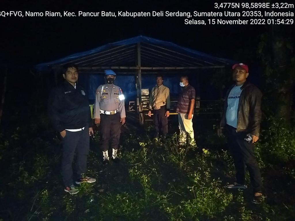 Polsek Pancur Batu Kembali Grebek Lokasi Judi Namorih