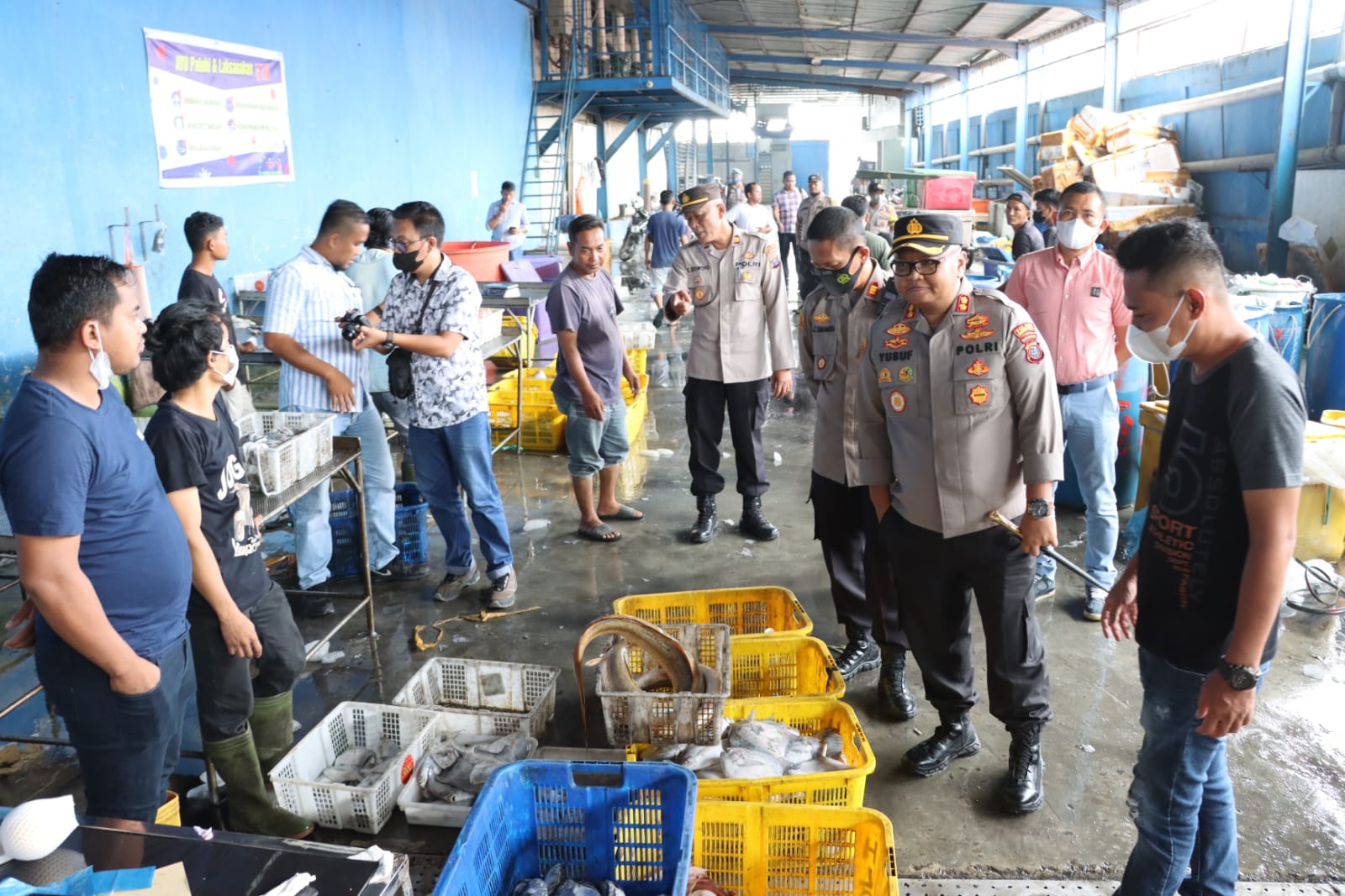 Kapolres Tanjung Balai Sambangi Sejumlah Gudang 