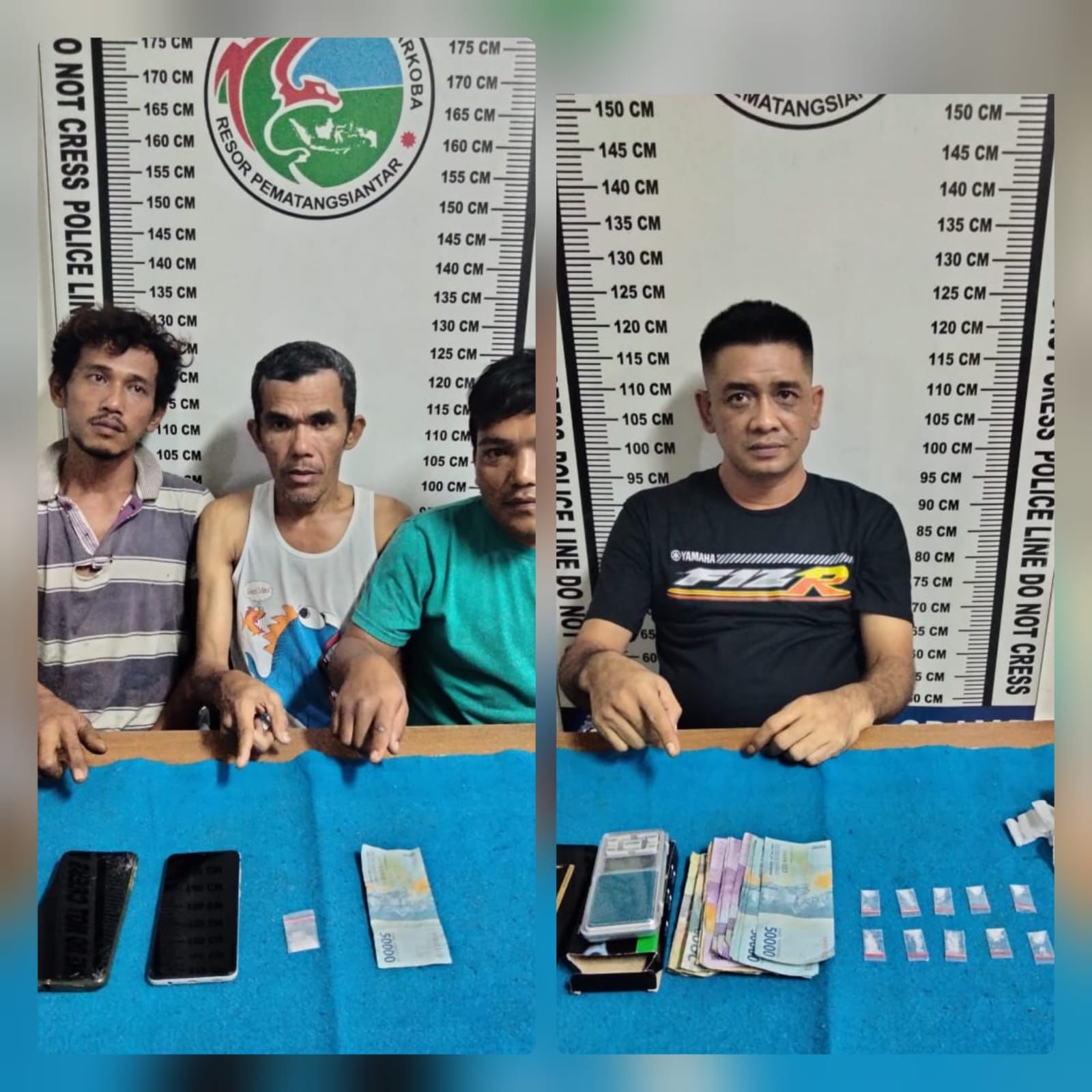 5 Orang Jaringan Narkoba Kota Siantar Diamankan