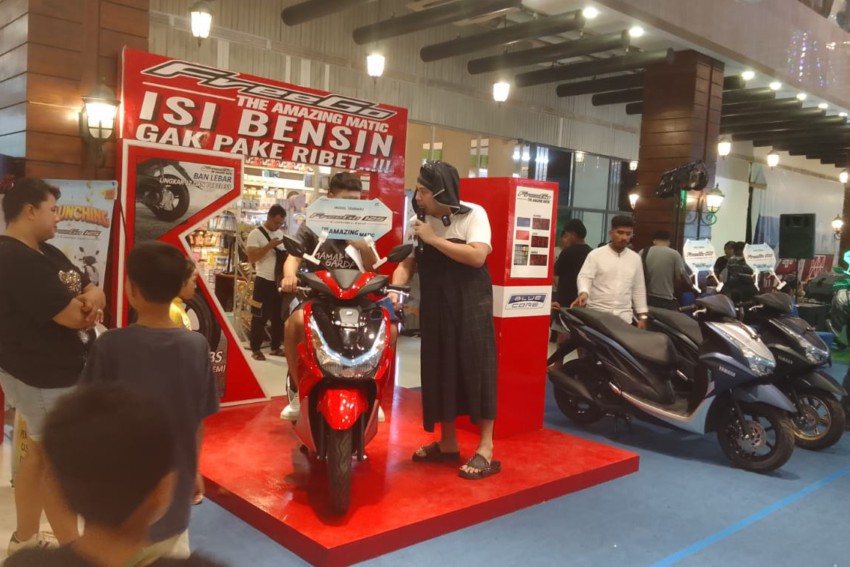 Yamaha kembali meluncurkan produk baru Yamaha FreeGo di RCW Medan, Minggu (18/12). Desain dan beragam fitur yang memudahkan penggunanya hadir pada sepeda motor matic 125 CC tersebut.