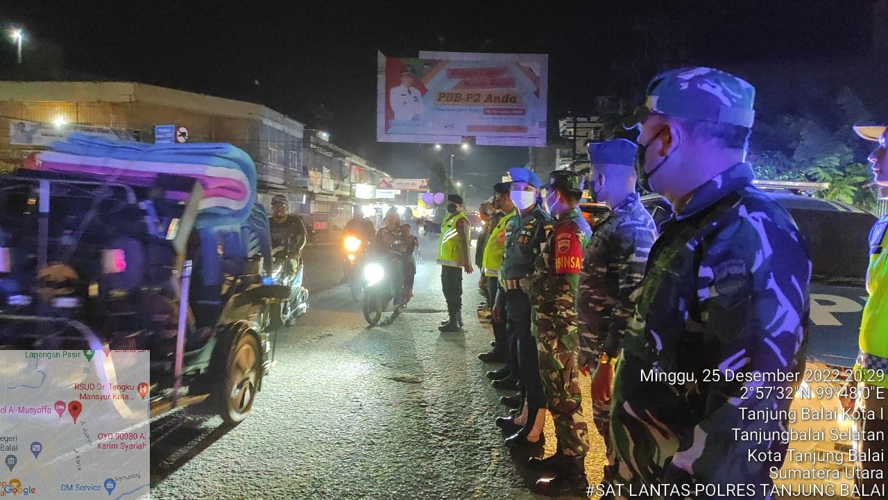 Ops Lilin Toba 2022, Tim Gabungan TNI-Polri Laksanakan Patroli Sekala Besar