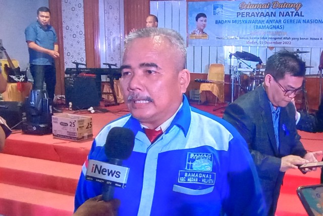 Ketua Harian BAMAGNAS Medan Helvetia, Pdt Ruben Esron Purba MTh