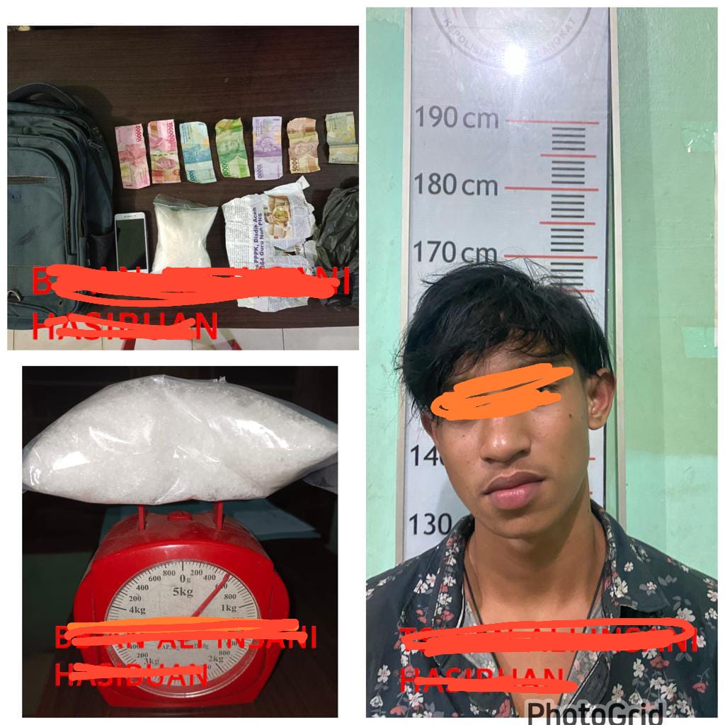 Setengah Kilo Sabu Dari Aceh Kandas di Pos Lantas Tangkahan Durian