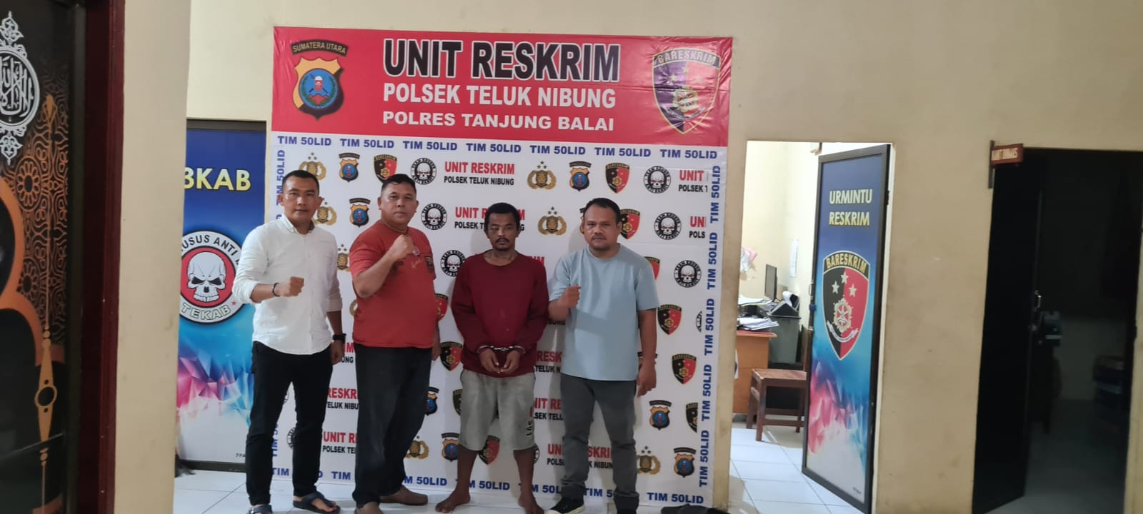 Pelaku Pencurian HP Diamankan Unit Reskrim Polsek Teluk Nibung 