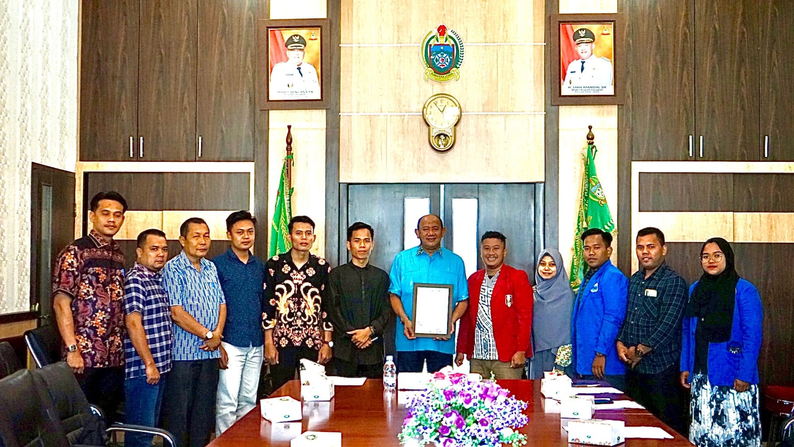 Cipayung Plus Sampaikan Saran Kemajuan Langkat Sama Syah Afandin