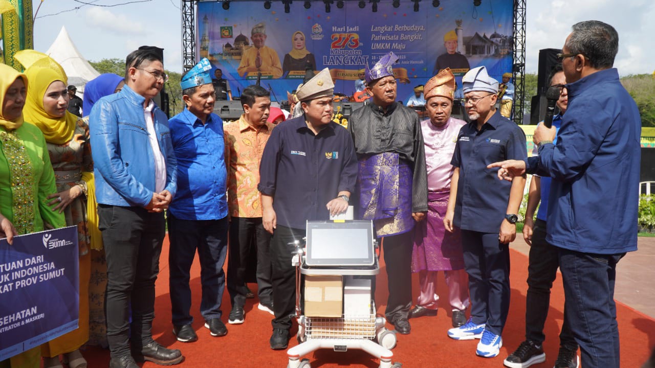 Menteri BUMN Dan Menteri Perdagangan Hadiri Perayaan HUT Langkat Ke 273 
