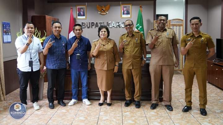 Bupati Karo Terima Audiensi PT Taspen