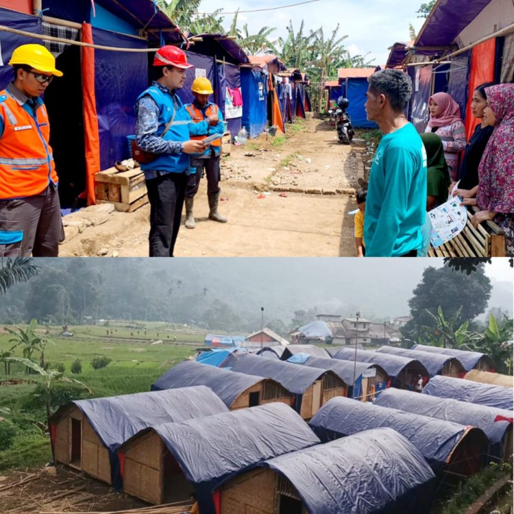 Dukung Pemulihan Pascagempa Cianjur, PLN Alirkan Penyambungan Listrik Sementara di Huntara