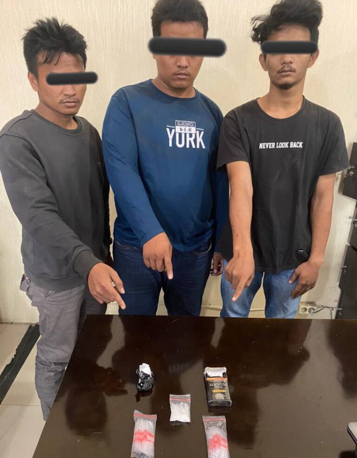 3 Sekawan Di Tangkap Satres Narkoba Tanah Karo