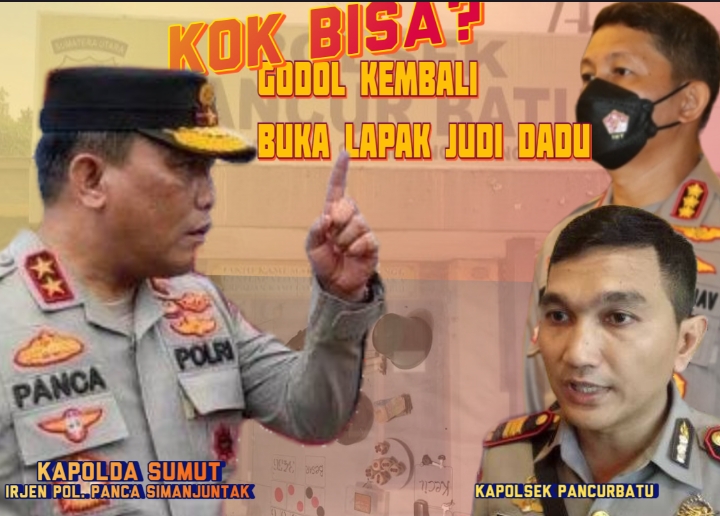 Sett..!! Godol Kembali Buka Lokasi Judi Dadu Durin Sebelang