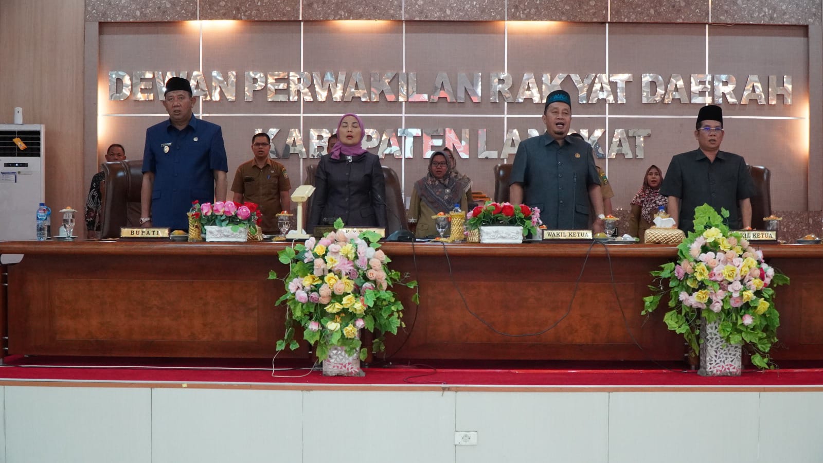 Plt Bupati Langkat Hadiri Paripurna Hasil Reses DPRD Langkat