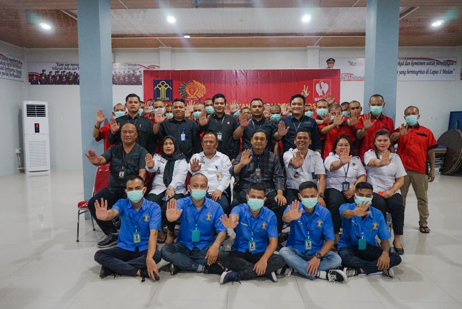 Kalapas Hadiri Penutupan dan Pembukaan Layanan Rehabilitasi Sosial 140 WBP Klas I Medan