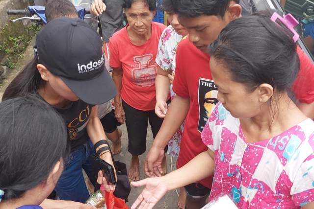 Wujud Kepedulian kepada Masyarakat, IOH Salurkan Bantuan kepada Korban Banjir dan Longsor Manado