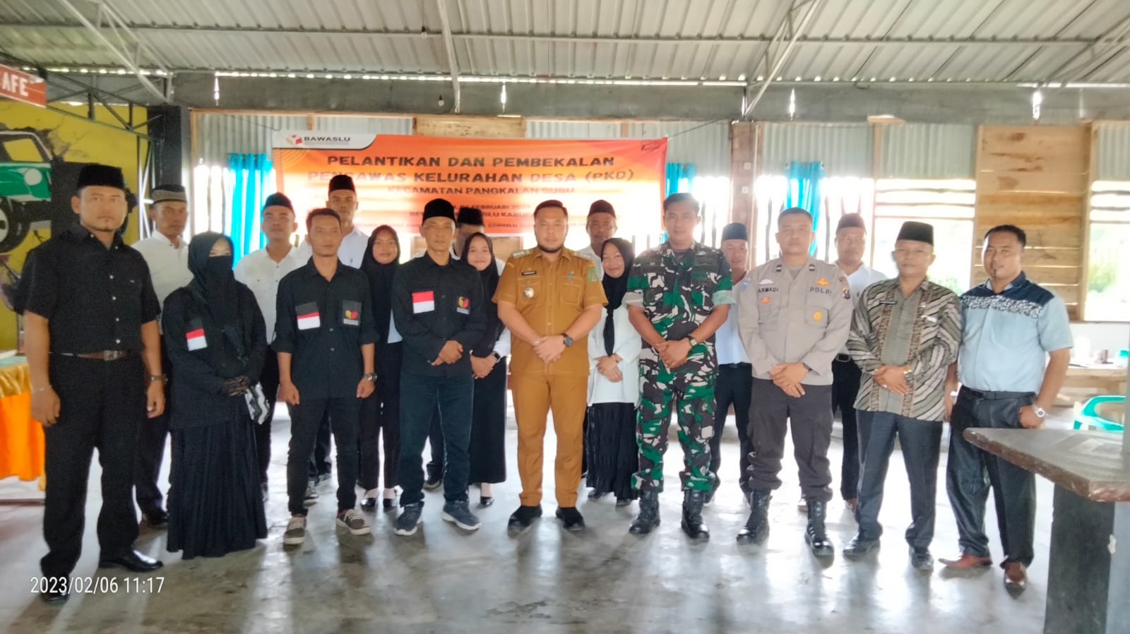 Pelantikan Dan Pembekalan Pengawas Pemilu Kelurahan Dan Desa (PKD) Kecamatan Pangkalan Susu