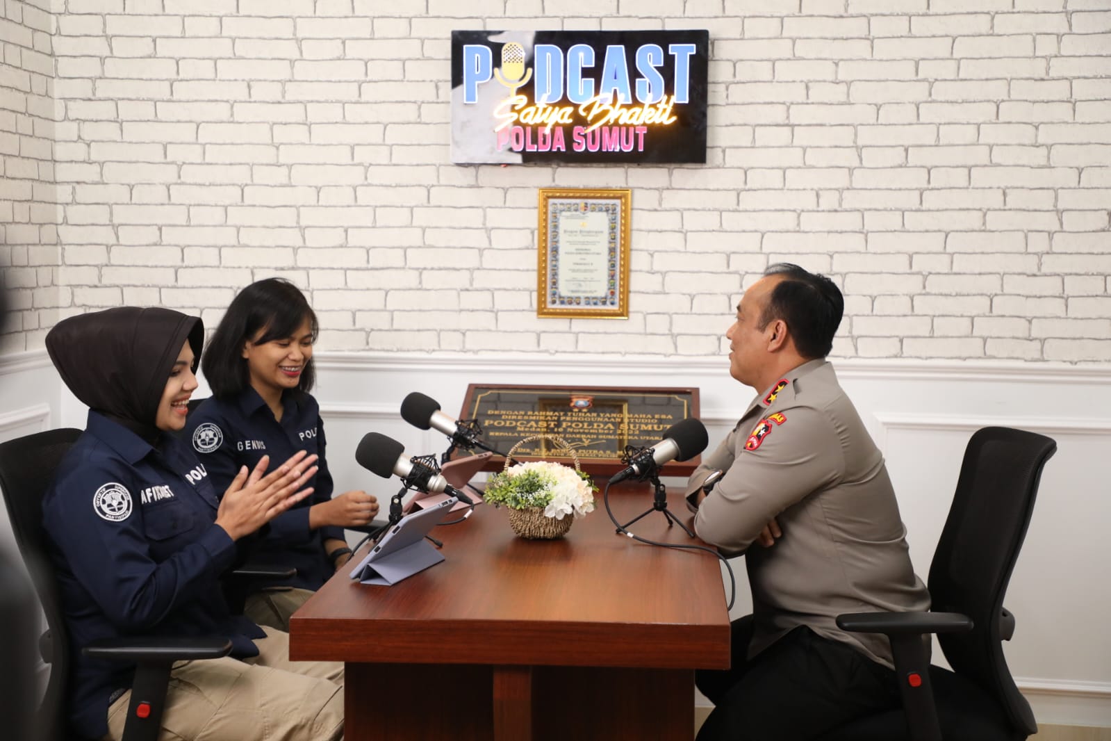Kadiv Humas Polri Bahas Kesiapan Pemilu 2024 Di Podcast Polda Sumut