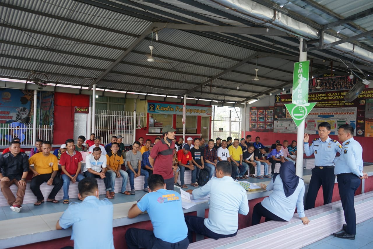 57 Warga Binaan Lapas I Medan Terima Hak Integrasi dan Bebas Murni
