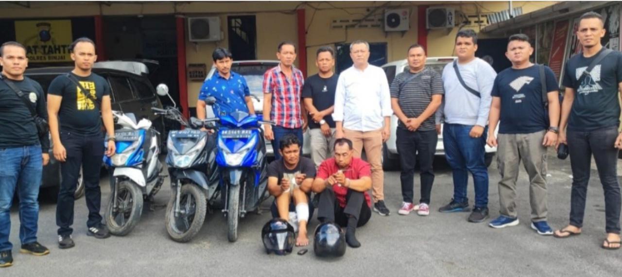 Sindikat Curanmor Diringkus Sat Reskrim Polres Binjai