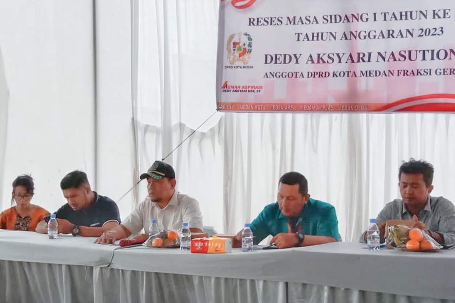 Reses di Harjosari II, Dedy Aksyari Terima Keluhan Warga soal Insfrastruktur dan UMKM