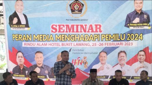 Ketua PWI Sumut : Media Harus Netral Jelang Pemilu 2024