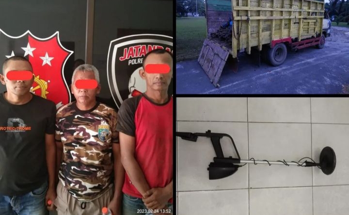 Pencuri 50 Batang Rel Kereta Api Berhasil Ditangkap 