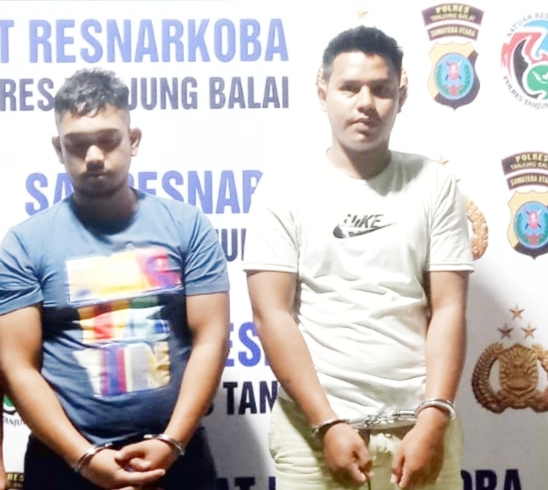 2 Terduga Pengedar Ekstasi Ditangkap Sat Res Narkoba Polres Tanjung Balai