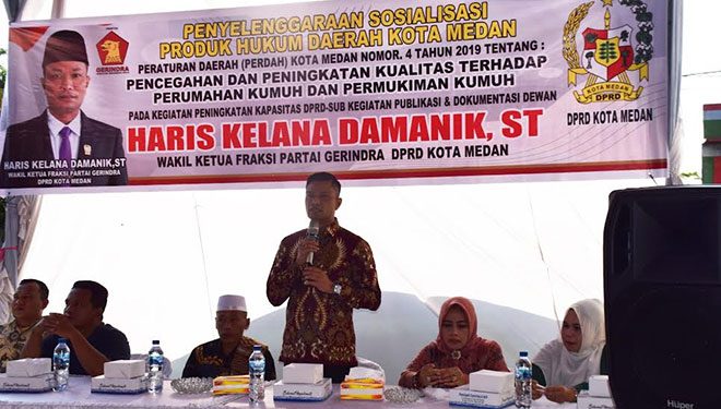 Ketua Komisi IV DPRD Medan Dukung Perda Nomor 4/2019 Terkait Pemukiman Kumuh 