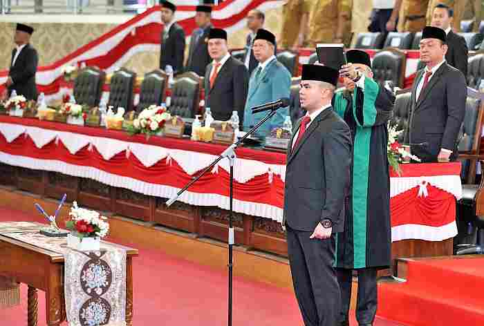 Pengganti Antarwaktu, Khalil Prasetyo Resmi Jadi Anggota DPRD Medan