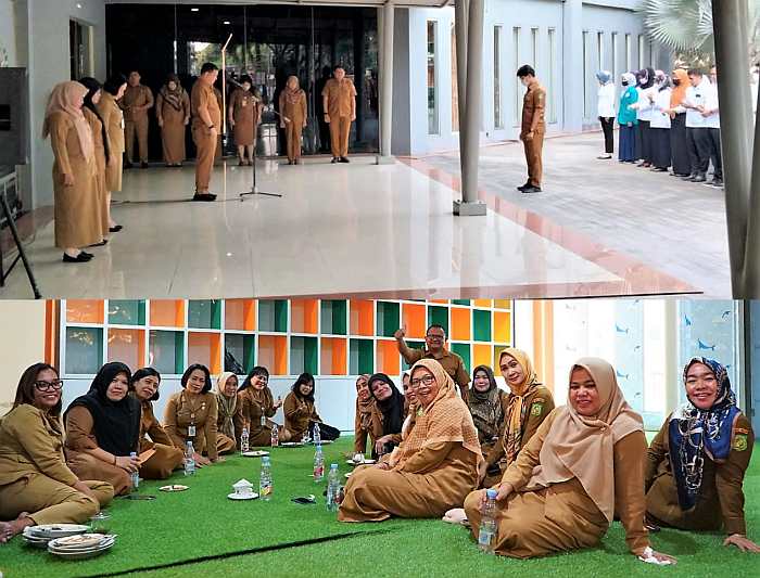 Ali Sipahutar Pimpin Apel Perdana Sekretariat DPRD Medan di Tahun 2023