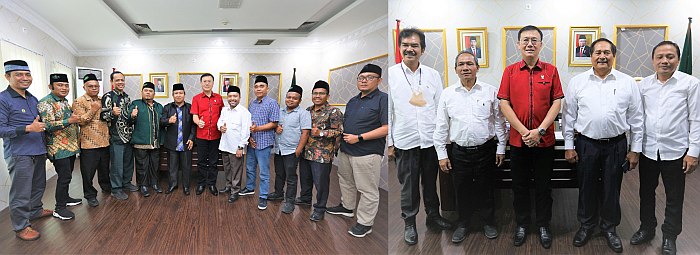 Ketua DPRD Medan Terima Kunjungan 2 Elemen Masyarakat