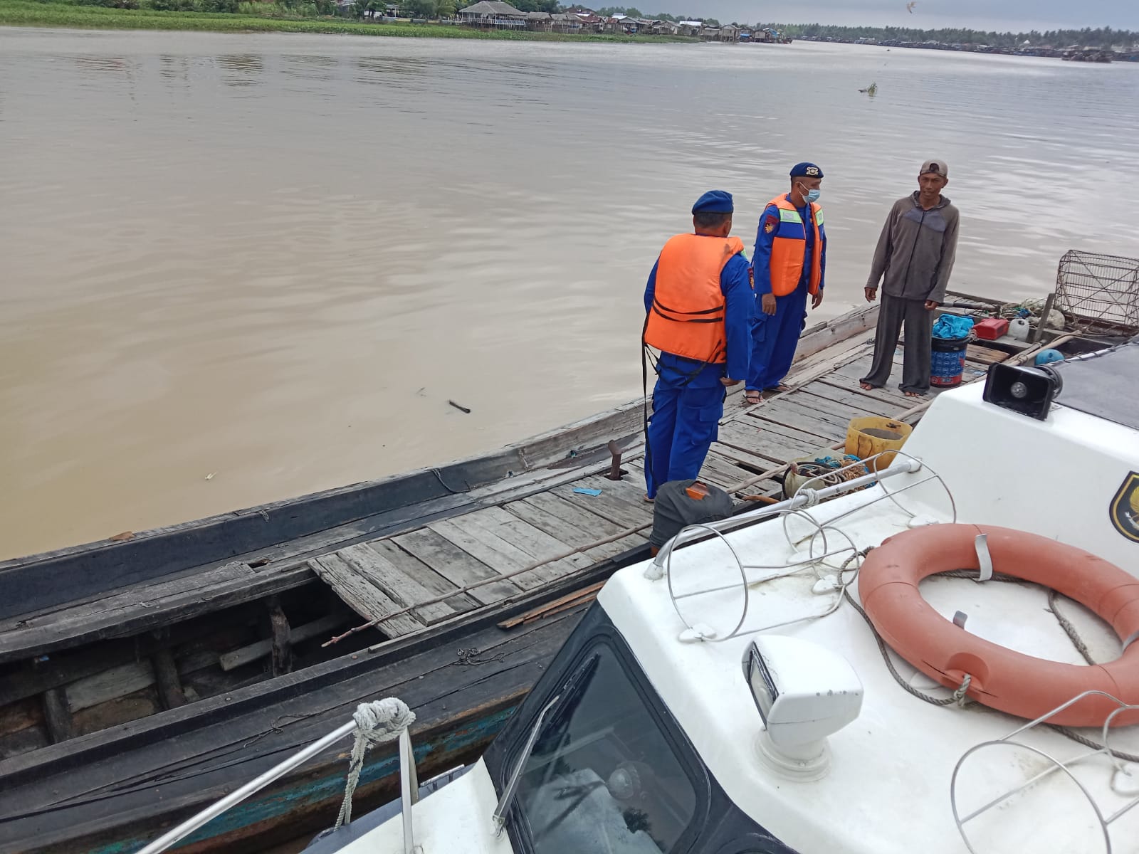 Sat Polairud Polres Tanjung Balai Patroli Perairan 