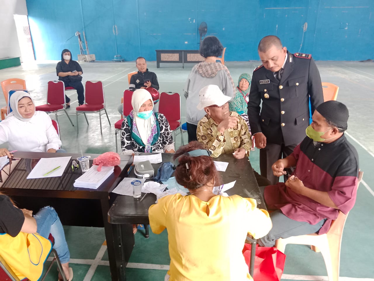 Wakapolres Tanjungbalai Pantau Kegiatan Registrasi Dan Skrining Katarak