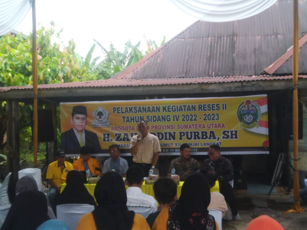 Selama 4 Hari, H. Zainuddin Purba Laksanakan Reses II Di Binjai
